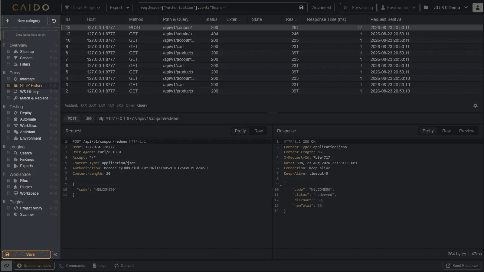 Customize the Sidebar.